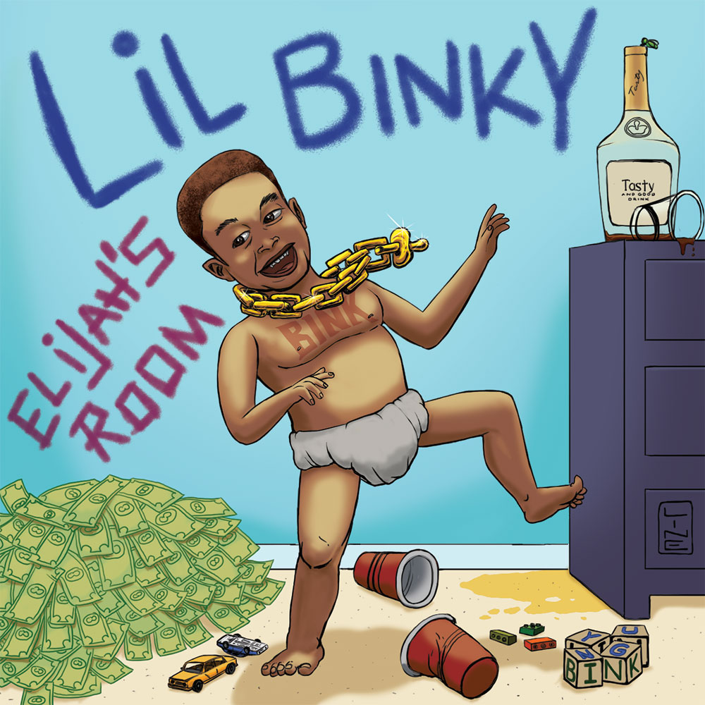 Lil Binkly Elijah's Room Album Cover Art