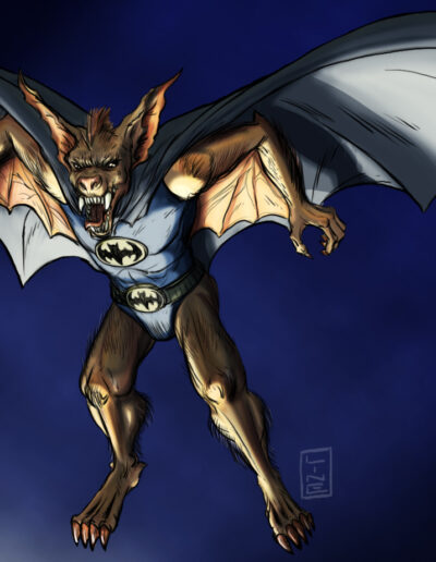 What If Batman Was Really A Bat